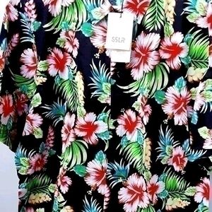SSLR Men's Collection
Vacay Leave Floral Button Front Shirt